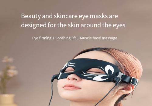 Beauty and skincare eye masks are designed for the skin around the eyes